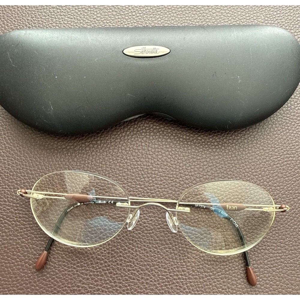 Silhouette M 7374 /20 V 6059 21-45mm Eyeglasses FRAMES ONLY - VERY GOOD